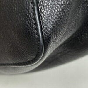 Chloe Elsie Black Turnlock Shoulder Leather Logo Bag Chain